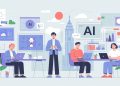 UK AI startup team working on AI software in London office – UK AI startup news