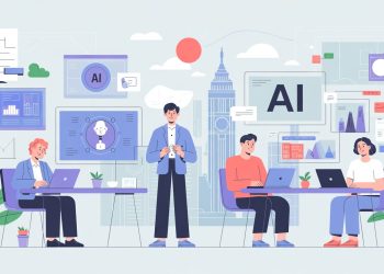 UK AI startup team working on AI software in London office – UK AI startup news